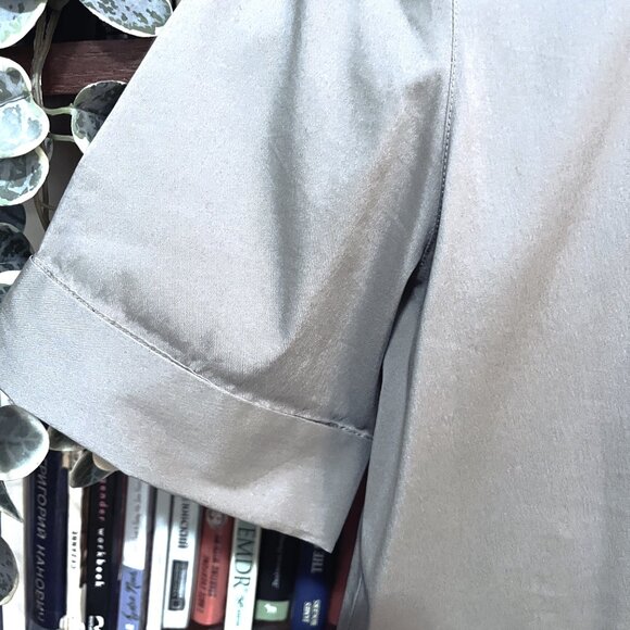 Lafayette 148 New York NWOT Knee-Length Grey/Taupe Dress SZ M - Picture 10 of 12